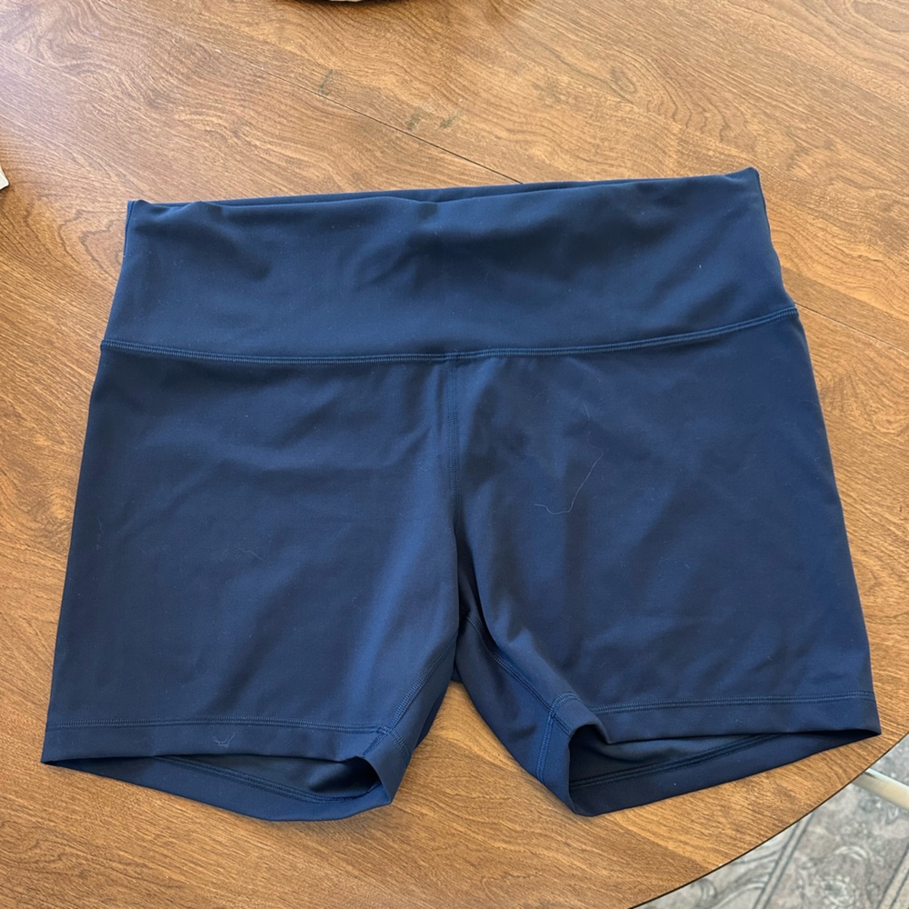 Lululemon Navy Blue Athletic Shorts